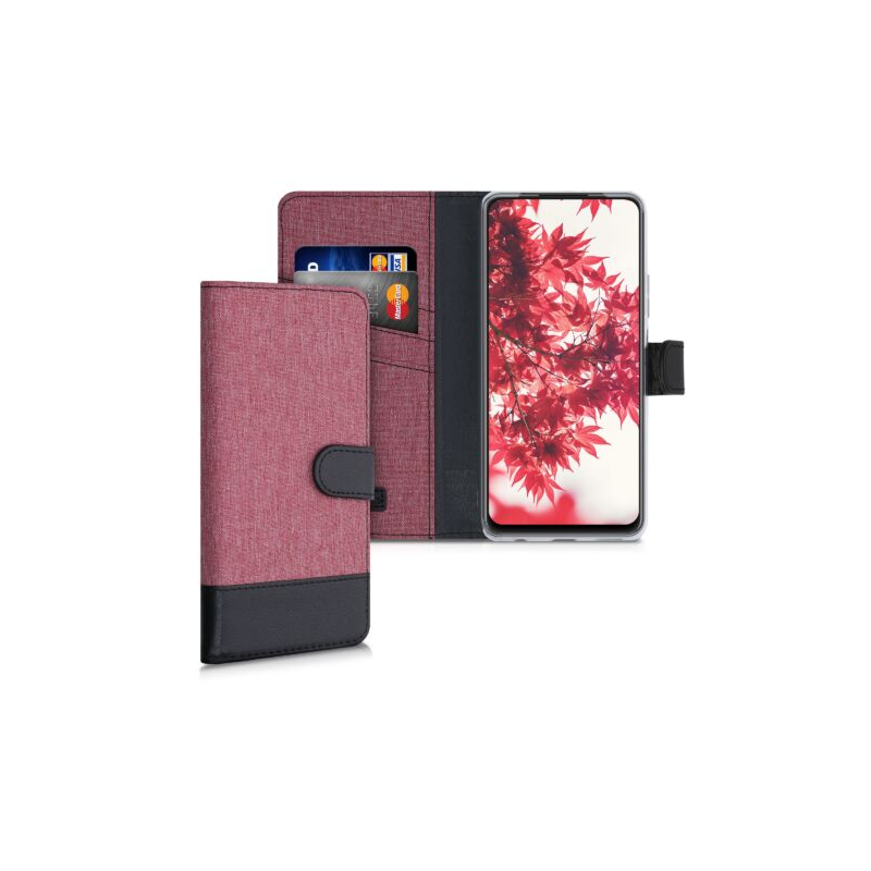 Husa pentru Huawei P Smart (2021), Textil, Rosu, 53783.22 Husa pentru Huawei P Smart (2021), Textil, Rosu, 53783.22