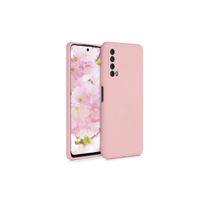 Husa pentru Huawei P Smart (2021), Silicon, Rose Gold, 53674.89 Husa pentru Huawei P Smart (2021), Silicon, Rose Gold, 53674.89