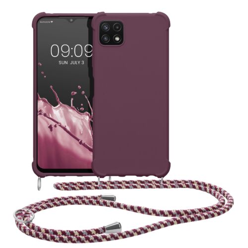 Husa Kwmobile pentru Samsung Galaxy A22 5G, Silicon, Violet, 58560.187