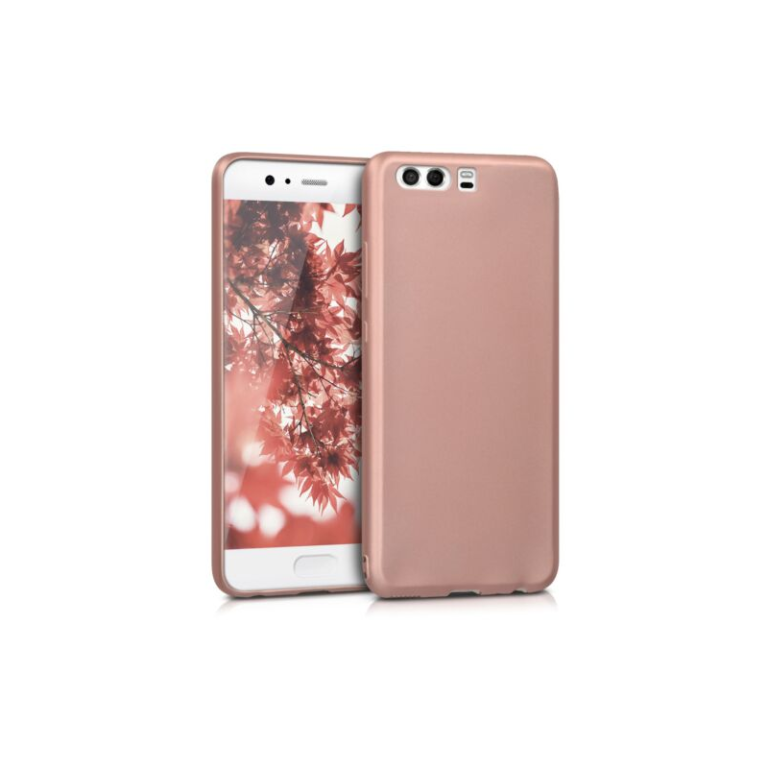 Husa pentru Huawei P10, Silicon, Rose Gold, 41492.81