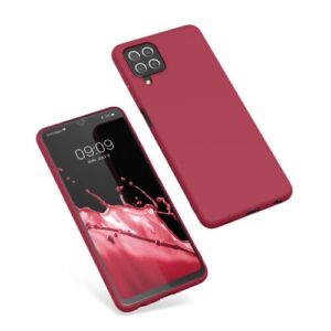 Husa Kwmobile pentru Samsung Galaxy A22, Silicon, Rosu, 55493.229 Husa Kwmobile pentru Samsung Galaxy A22, Silicon, Rosu, 55493.229