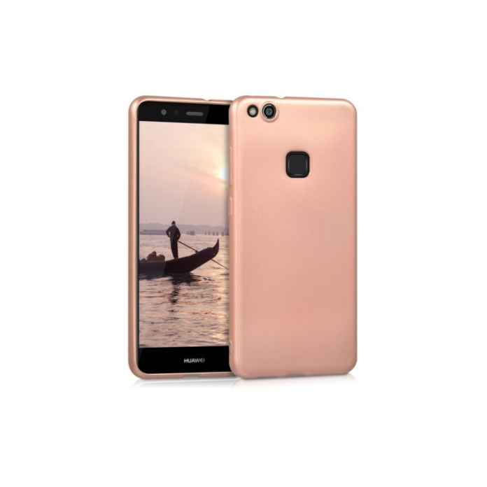 Husa pentru Huawei P10 Lite, Silicon, Rose Gold, 41491.81