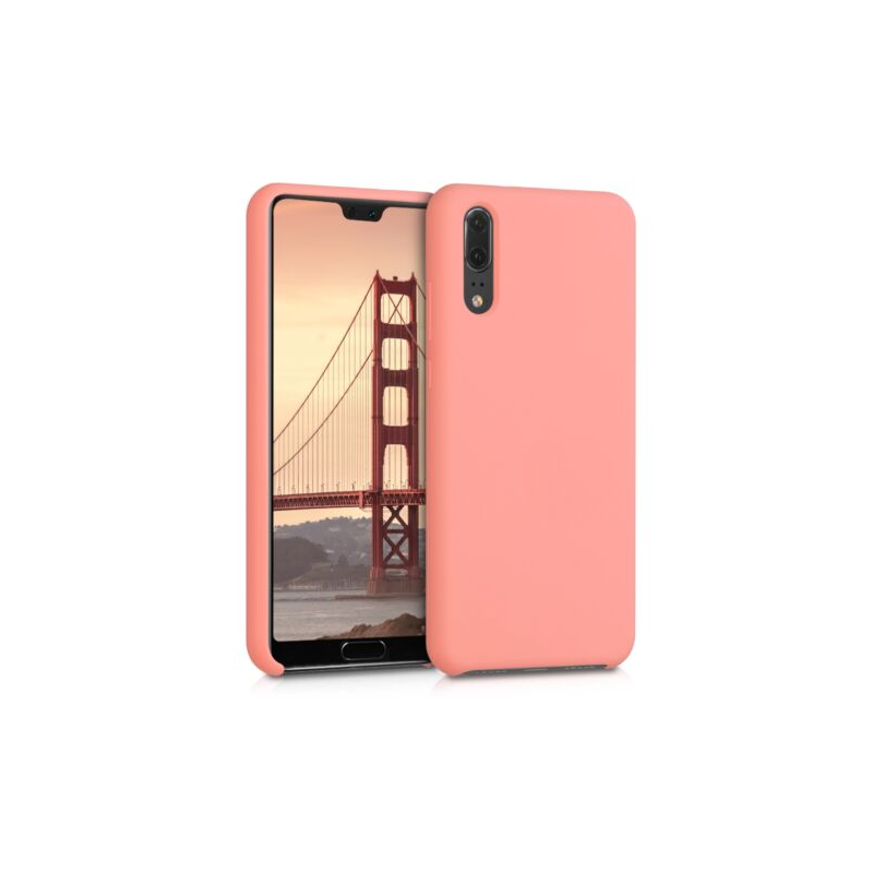 Husa pentru Huawei P20, Silicon, Rose Gold, 45689.76 Husa pentru Huawei P20, Silicon, Rose Gold, 45689.76