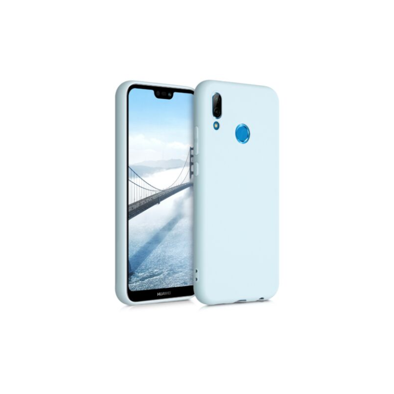 Husa pentru Huawei P20 Lite, Silicon, Albastru, 44358.200