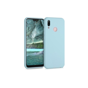 Husa pentru Huawei P20 Lite, Silicon, Albastru, 44358.58 Husa pentru Huawei P20 Lite, Silicon, Albastru, 44358.58