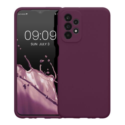 Husa Kwmobile pentru Samsung Galaxy A23, Silicon, Violet, 57829.187