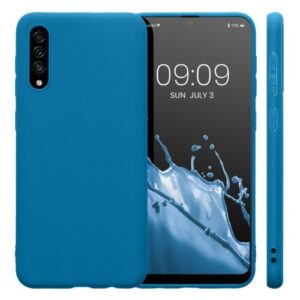 Husa Kwmobile pentru Samsung Galaxy A30s, Silicon, Albastru, 50194.224 Husa Kwmobile pentru Samsung Galaxy A30s, Silicon, Albastru, 50194.224