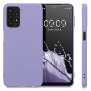 Husa Kwmobile pentru Samsung Galaxy A32 5G, Silicon, Mov, 54328.222 Husa Kwmobile pentru Samsung Galaxy A32 5G, Silicon, Mov, 54328.222