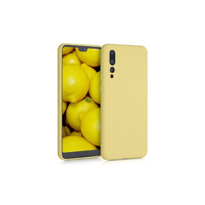 Husa pentru Huawei P20 Pro, Silicon, Galben, 44223.49 Husa pentru Huawei P20 Pro, Silicon, Galben, 44223.49