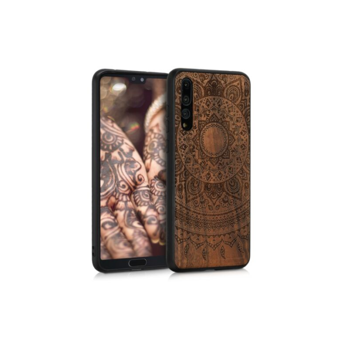 Husa pentru Huawei P20 Pro, Lemn, Maro, 45637.02