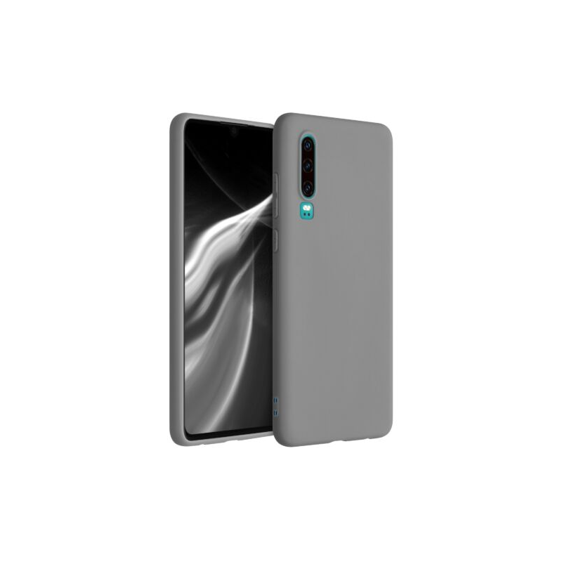 Husa pentru Huawei P30, Silicon, Gri, 47410.155 Husa pentru Huawei P30, Silicon, Gri, 47410.155
