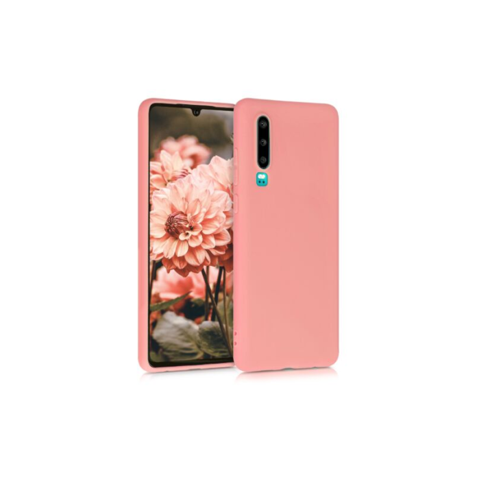 Husa pentru Huawei P30, Silicon, Rose Gold, 47410.76