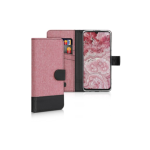 Husa pentru Huawei P30 Lite, Textil, Roz, 47502.06 Husa pentru Huawei P30 Lite, Textil, Roz, 47502.06