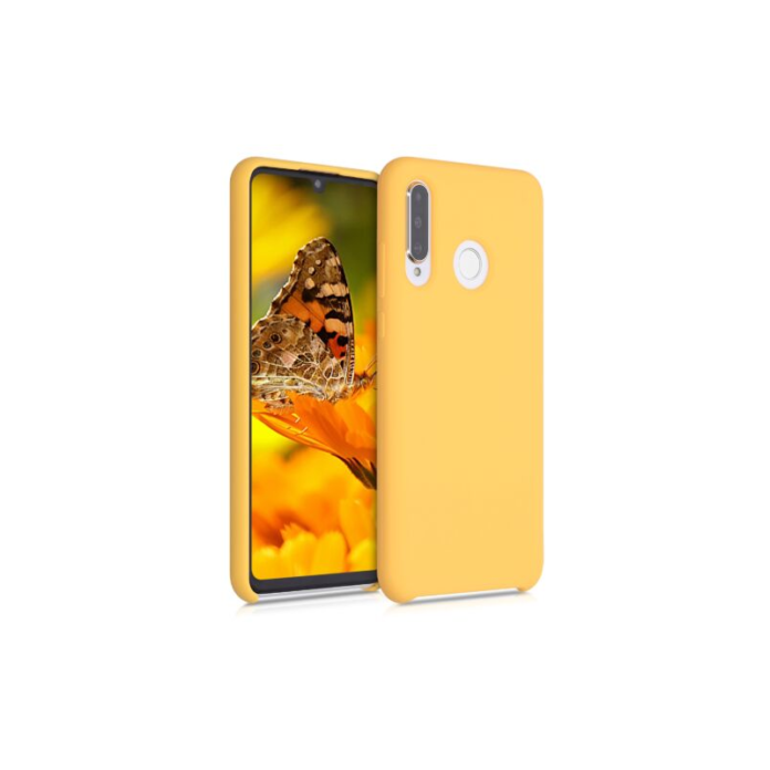 Husa pentru Huawei P30 Lite, Silicon, Portocaliu, 47510.191 Husa pentru Huawei P30 Lite, Silicon, Portocaliu, 47510.191