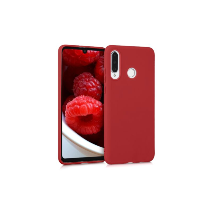 Husa pentru Huawei P30 Lite, Silicon, Rosu, 47499.208 Husa pentru Huawei P30 Lite, Silicon, Rosu, 47499.208