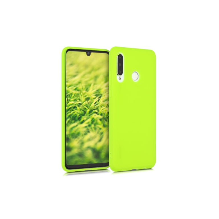 Husa pentru Huawei P30 Lite, Silicon, Galben, 47499.75