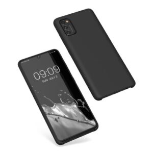 Husa Kwmobile pentru Samsung Galaxy A41, Silicon, Negru, 52301.01 Husa Kwmobile pentru Samsung Galaxy A41, Silicon, Negru, 52301.01