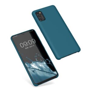 Husa Kwmobile pentru Samsung Galaxy A41, Silicon, Verde, 52301.57 Husa Kwmobile pentru Samsung Galaxy A41, Silicon, Verde, 52301.57