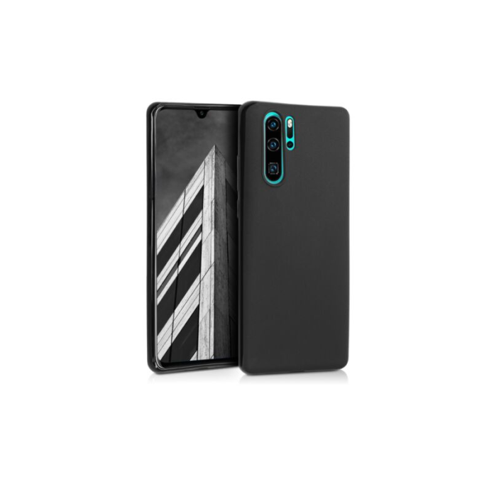 Husa pentru Huawei P30 Pro, Silicon, Negru, 47419.47 Husa pentru Huawei P30 Pro, Silicon, Negru, 47419.47