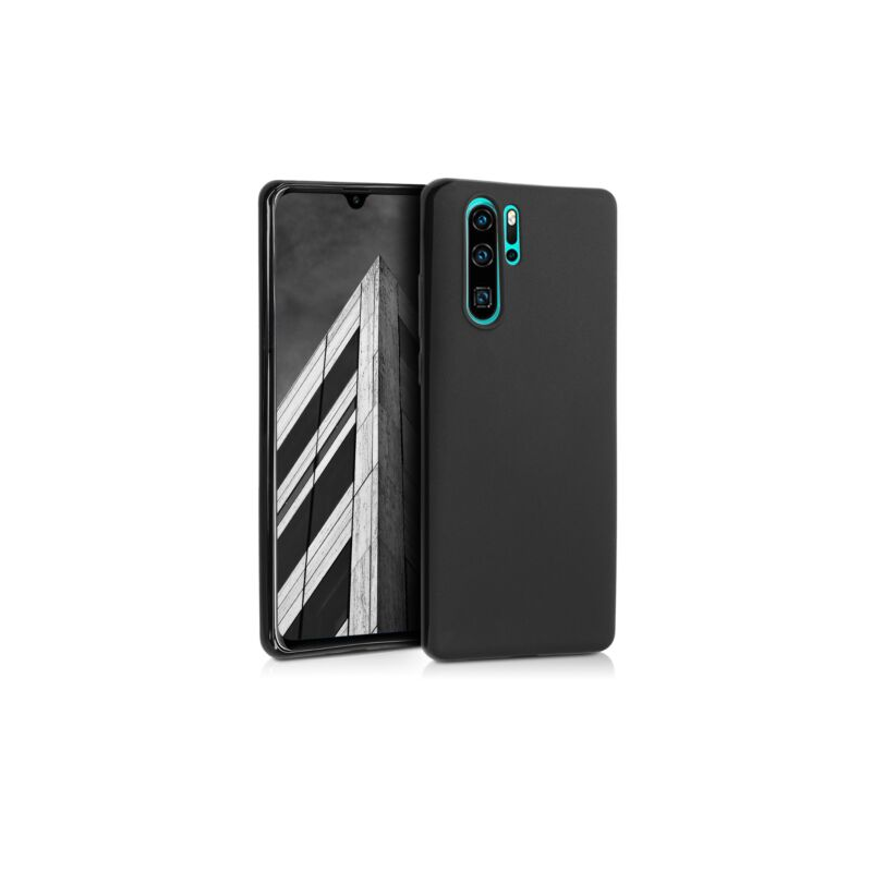 Husa pentru Huawei P30 Pro, Silicon, Negru, 47419.47 Husa pentru Huawei P30 Pro, Silicon, Negru, 47419.47