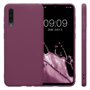 Husa Kwmobile pentru Samsung Galaxy A50, Silicon, Violet, 48054.187 Husa Kwmobile pentru Samsung Galaxy A50, Silicon, Violet, 48054.187