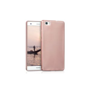 Husa pentru Huawei P8 Lite, Silicon, Rose Gold, 40471.81 Husa pentru Huawei P8 Lite, Silicon, Rose Gold, 40471.81
