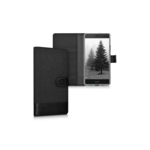 Husa pentru Huawei P9 Lite, Textil, Negru, 38037.73 Husa pentru Huawei P9 Lite, Textil, Negru, 38037.73