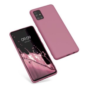 Husa Kwmobile pentru Samsung Galaxy A51, Silicon, Violet, 51196.167 Husa Kwmobile pentru Samsung Galaxy A51, Silicon, Violet, 51196.167