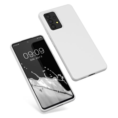 Husa Kwmobile pentru Samsung Galaxy A53 5G, Silicon, Alb, 57808.48
