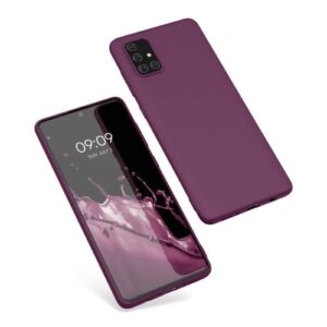 Husa Kwmobile pentru Samsung Galaxy A71, Silicon, Mov, 51208.197 Husa Kwmobile pentru Samsung Galaxy A71, Silicon, Mov, 51208.197