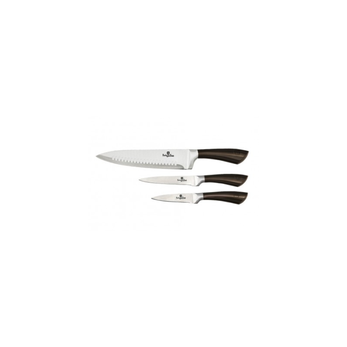 Set cutite 3 piese Shiny Black Berlinger Haus BH 2667 Set cutite 3 piese Shiny Black Berlinger Haus BH 2667