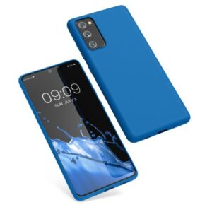 Husa Kwmobile pentru Samsung Galaxy S20 FE, Silicon, Albastru, 53604.228 Husa Kwmobile pentru Samsung Galaxy S20 FE, Silicon, Albastru, 53604.228