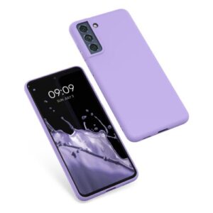 Husa Kwmobile pentru Samsung Galaxy S21 FE, Silicon, Mov, 55484.222 Husa Kwmobile pentru Samsung Galaxy S21 FE, Silicon, Mov, 55484.222