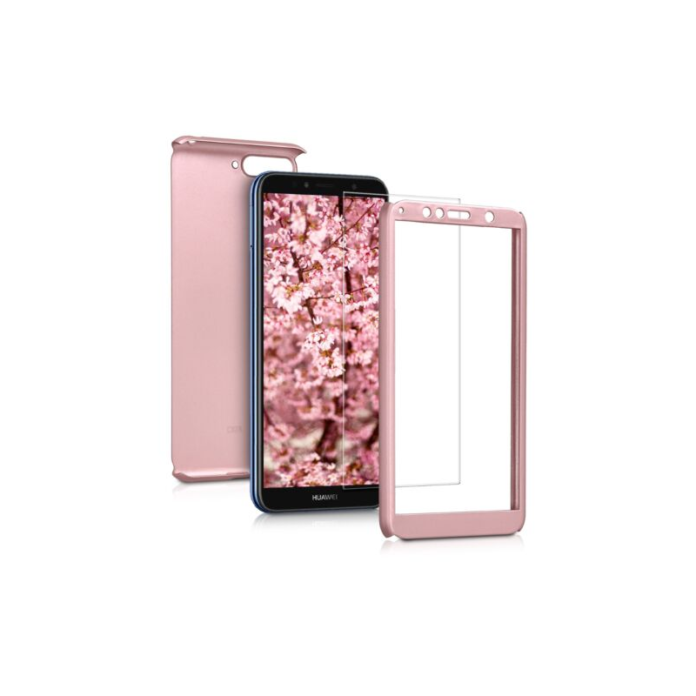Husa pentru Huawei Y6 (2018), Policarbonat, Rose Gold, 45639.31 Husa pentru Huawei Y6 (2018), Policarbonat, Rose Gold, 45639.31