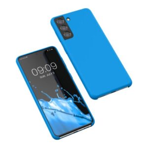 Husa Kwmobile pentru Samsung Galaxy S21, Silicon, Albastru, 54056.157 Husa Kwmobile pentru Samsung Galaxy S21, Silicon, Albastru, 54056.157