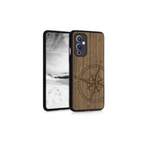 Husa Kwmobile pentru OnePlus 9, Lemn, Maro, 56038.01 Husa Kwmobile pentru OnePlus 9, Lemn, Maro, 56038.01
