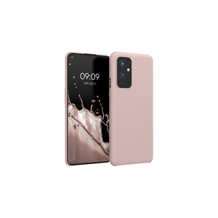 Husa Kwmobile pentru OnePlus 9, Silicon, Roz, 56040.10 Husa Kwmobile pentru OnePlus 9, Silicon, Roz, 56040.10