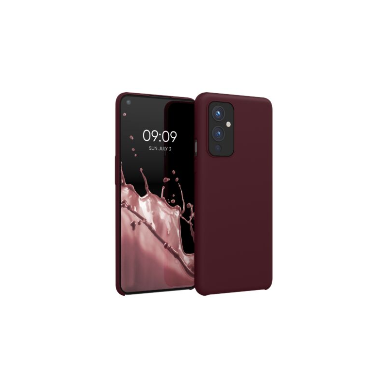Husa Kwmobile pentru OnePlus 9, Silicon, Rosu, 56040.190 Husa Kwmobile pentru OnePlus 9, Silicon, Rosu, 56040.190