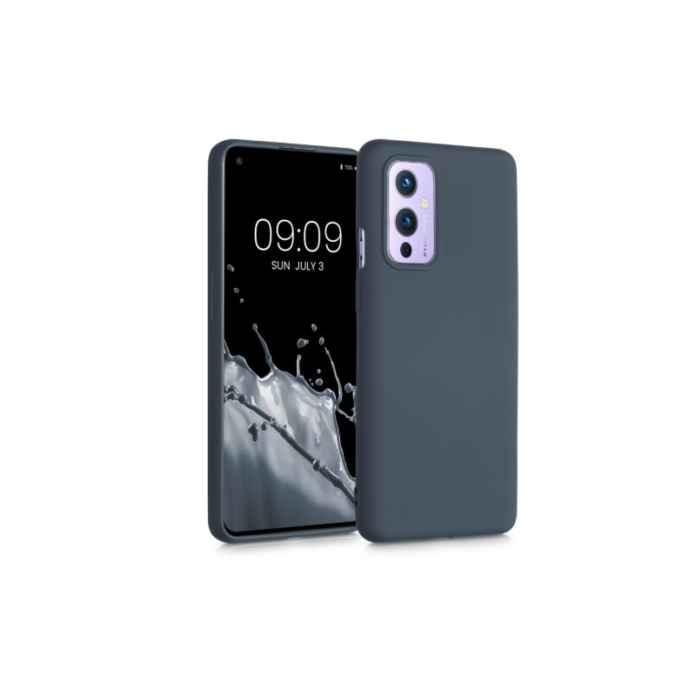 Husa pentru OnePlus 9, Silicon, Albastru, 55348.202, Kwmobile Husa pentru OnePlus 9, Silicon, Albastru, 55348.202, Kwmobile