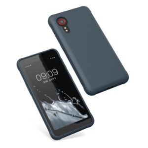 Husa Kwmobile pentru Samsung Galaxy Xcover 5, Silicon, Albastru, 54536.202 Husa Kwmobile pentru Samsung Galaxy Xcover 5, Silicon, Albastru, 54536.202