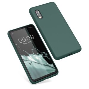 Husa Kwmobile pentru Samsung Galaxy Xcover Pro, Silicon, Verde, 53154.171 Husa Kwmobile pentru Samsung Galaxy Xcover Pro, Silicon, Verde, 53154.171