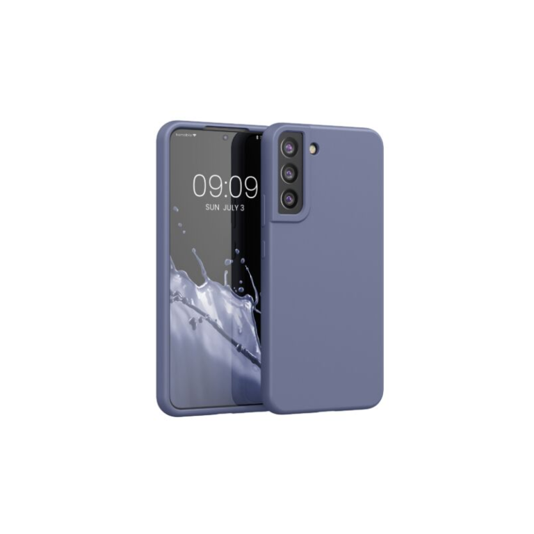 Husa Kwmobile pentru Samsung Galaxy S22 Plus, Silicon, Albastru, 56761.168