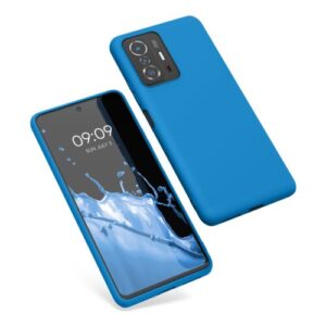Husa Kwmobile pentru Xiaomi 11T/11T Pro, Silicon, Albastru, 56245.224 Husa Kwmobile pentru Xiaomi 11T/11T Pro, Silicon, Albastru, 56245.224