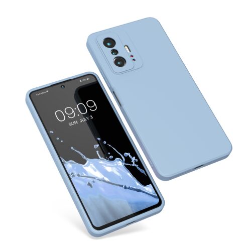 Husa Kwmobile pentru Xiaomi 11T/11T Pro, Silicon, Albastru, 56573.58