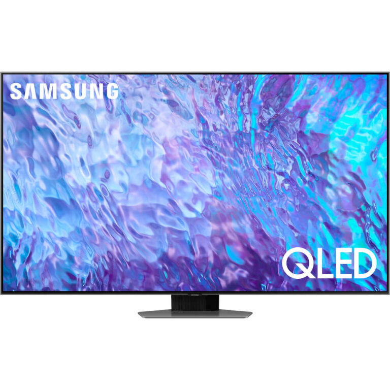 Televizor Smart QLED, Samsung 98Q80C, 247 cm, 4K Ultra HD, HDR, Clasa F