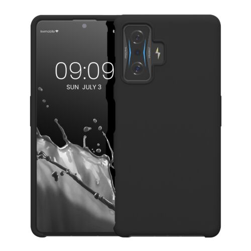 Husa Kwmobile pentru Xiaomi Poco F4 GT, Silicon, Negru, 58527.01