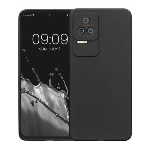 Husa Kwmobile pentru Xiaomi Poco F4, Silicon, Negru, 59244.47