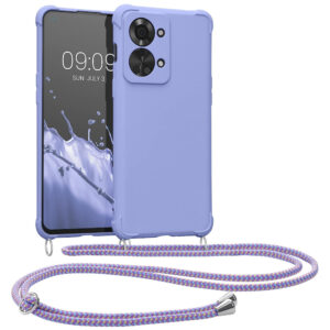 Husa Kwmobile pentru OnePlus Nord 2T, Silicon, Albastru, 58770.108 Husa Kwmobile pentru OnePlus Nord 2T, Silicon, Albastru, 58770.108