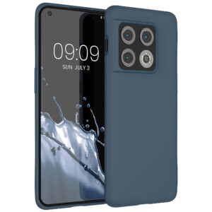 Husa Kwmobile pentru OnePlus 10 Pro, Silicon, Albastru, 57460.202 Husa Kwmobile pentru OnePlus 10 Pro, Silicon, Albastru, 57460.202