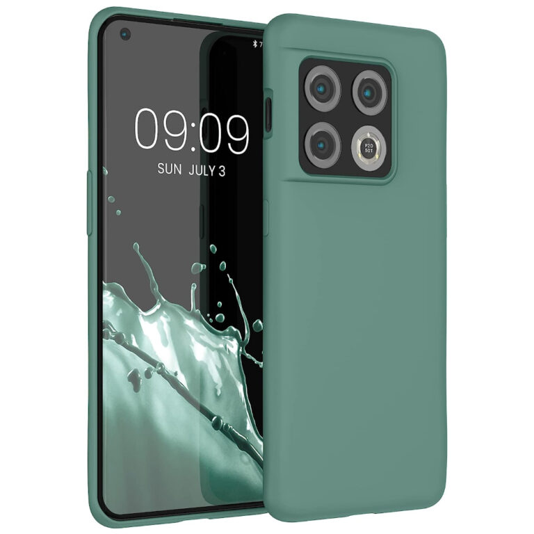 Husa Kwmobile pentru OnePlus 10 Pro, Silicon, Verde, 57460.166